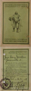 Grundschein aus Freienwalde a. O. (16. Juni 1925)